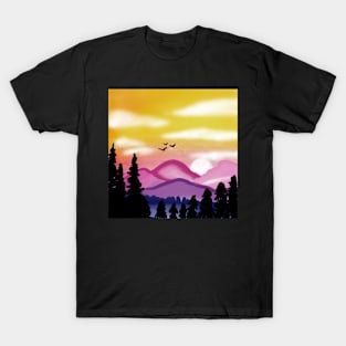 Pink Mountain T-Shirt